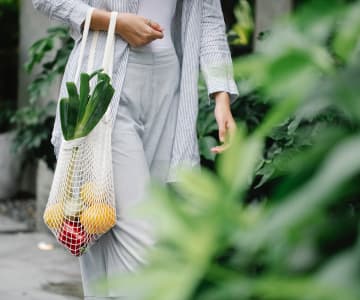 Photo of women with fruits and vegetables